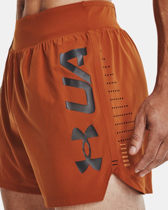 Men's UA Speedpocket 5" Shorts, Orange, pdpMainDesktop image number 5